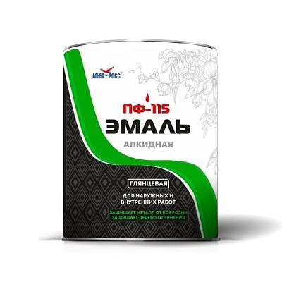 Эмаль ПФ-115 Альбатрос NEW голубая 0,9кг