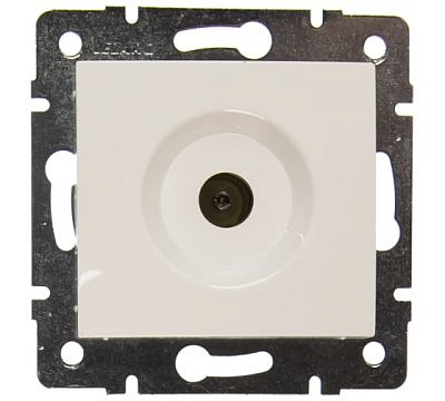 Розетка 703-0288-129  TV телевизионная белый 