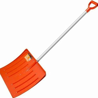 Лопата снеговая 550*420мм c алюминиевым черенком STARTUL PROFI ST9057-2