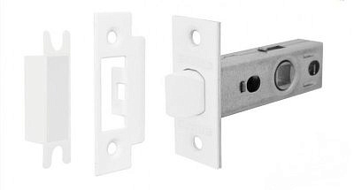 Защелка под ручку L6-45 Plast  WHITE белая