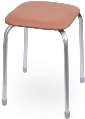 Табурет "КЛАССИК 3" Квадратное сиденье D32см. коричневый