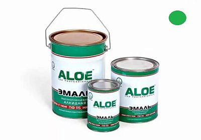 Эмаль ALOE ПФ-115 Ярко-зеленый 2кг