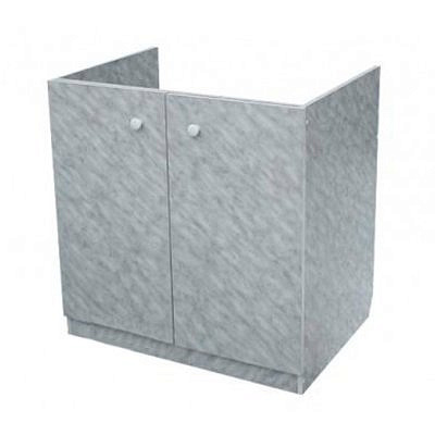 Подстолье под мойку ЛесМаркет 023-0007 800*600 2 двери в/к мрамор 