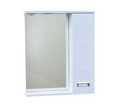 Зеркало-шкаф Монтана 50 правое с подсветкой EMMY 210036