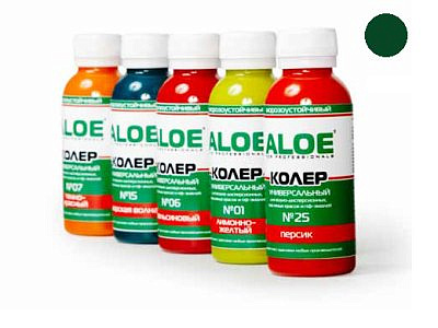 Колер ALOE универсальный 14 изумруд 100мл