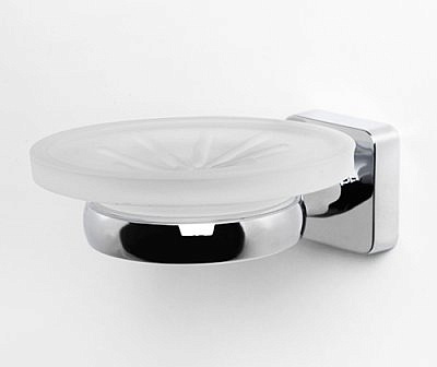 Мыльница стекло К-6529, хром Lippe Wasser Kraft