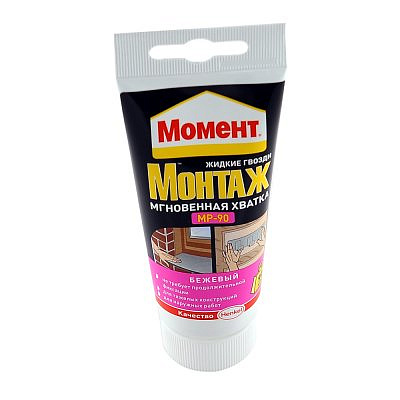 Клей МОМЕНТ мгновенная хватка (375гр.)