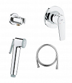 Смеситель для биде GROHE 124900 Bau Flow 4в1 гигиенический душ встройка хром