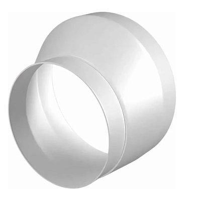 Соединитель 1015РЭП эксцентриковый  круглого воздуховода круглый пластиковый D 100-150