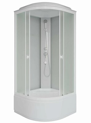 Душ.кабина Niagara Promo P90/40/MT (90*90*215) выс. поддон, мат.стекло., без полки