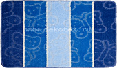 КоврикBANYOLIN SILVERиз 1-шт.60*100см.BLUE голубой
