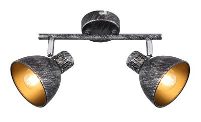 Светильник настенно-потолочный, поворотный, спот  7031-702 Eho 2 x E14 40 Вт