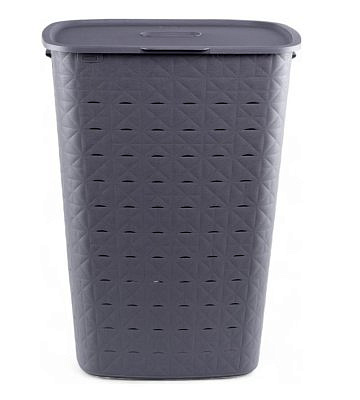 Корзина для белья SOFTEX 56л темно-серая  00571-Z68-00