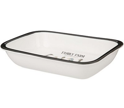БЛЮДО LEFARD "FAMILY FARM" ПРЯМОУГОЛЬНОЕ 800 МЛ 24*16*5 СМ  263-1258
