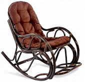 Кресло-качалка Маргонда коричневый, сиденье коричневое CV-МK 17