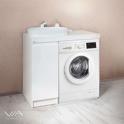 Столешница Soft 100 левая без умывальника /Alavann/