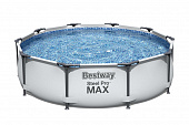 Бассейн каркасный Bestway 305х76см, 4678л круглый +фильтр-насос Steel Pro MAX