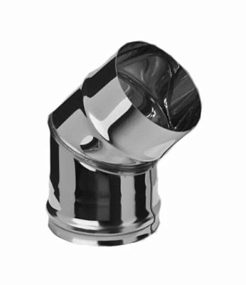 Колено угол 135 Ф110 нержавеющий