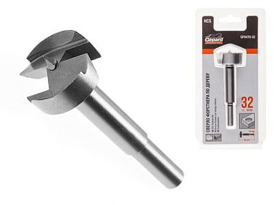 Сверло Форстнера по дереву 32мм Gepard