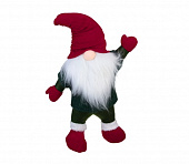 Сувенир-фигура интерьерная в виде гнома, 32x16x50см, полиэстер, арт.25 СНОУ БУМ 140-025