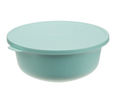 Миска ТЭСТИ 2,2л с крышкой Морская волна  М1363