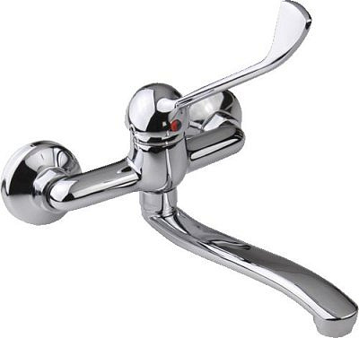 Смеситель кухня, ванна Ex-Promt настенный хирургический Ex133.3-10 латунь