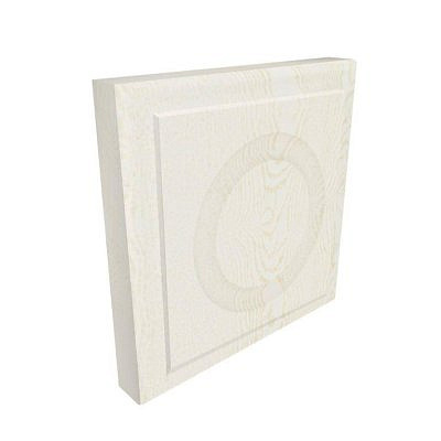 Розетка ALBERO vinyl платина 90*90 