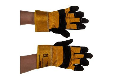 Перчатки спилковые комбинированные Россия