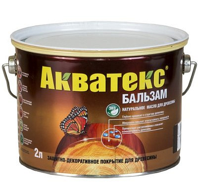 Масло для древесины Акватекс бальзам Тик 2,2л