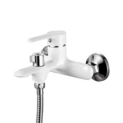 Смеситель для ванны ESKO Sorrento white короткий излив без аксессуаров SR 54W
