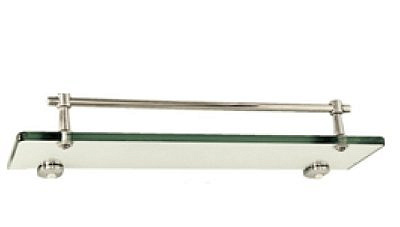 Деталь - полка стеклянная однорядная комплект 5 серия