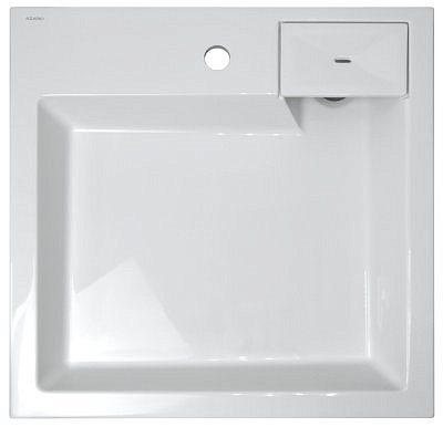 Раковина над стиральной машиной AZARIO Слим/Slim 600*600*110 с сифоном  CS00078302 