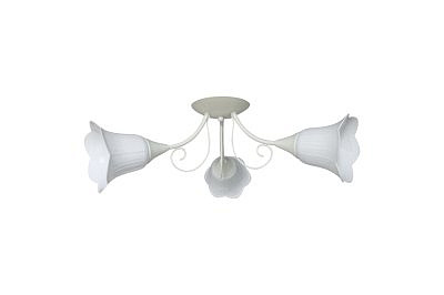 Светильник потолочный ЭЛЕТЕХ Веста 131 белый  (плафон П0471) 01-3х60-175 Е27 