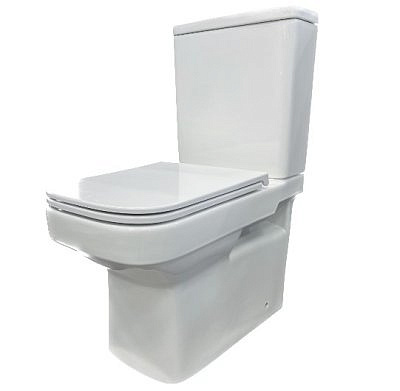 Унитаз-компакт BLISSAN Classic Rimless безободковый с сиденьем дюропласт микролифт,быстросъемное BL-0723-CL