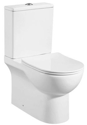 Компакт AZARIO Ambra напольный безободковый с сиденьем микролифт AZ-848