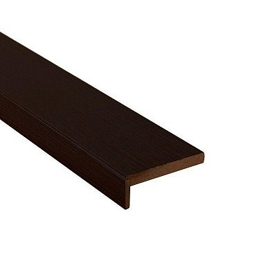 Наличник ALBERO Эко шпон Темный кипарис плоский телескопический 70мм