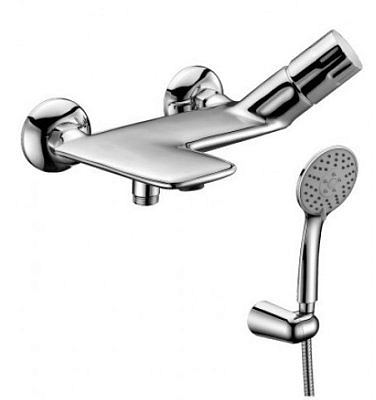 Смеситель для ванны Lemark короткий излив LM5302C