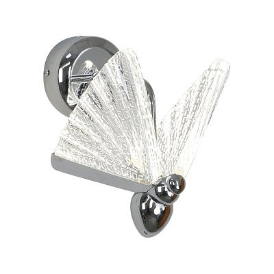 Бра Баттерфляй  хром w17*13 h20 Led 6W (4000K) 08444,02