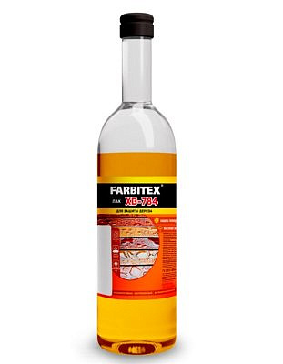 Лак ХВ-784 стекло FARBITEX бук 0,5л 