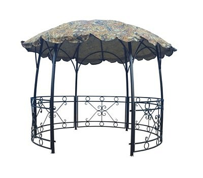 Беседка КУПОЛ (3,25х2,4м) с тканевой крышей