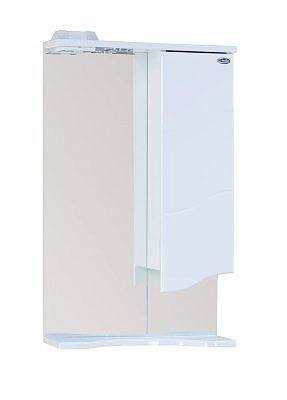 Зеркало шкаф Оника Лайн 48.01 белый правый