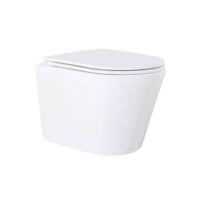 Унитаз подвесной AZARIO Teramo AZ-0053 круглый безободковый микролифт