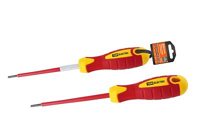 Отвертка TDM Electric SQ1007-0101 SL3х100 шлицевая диэлектрическая