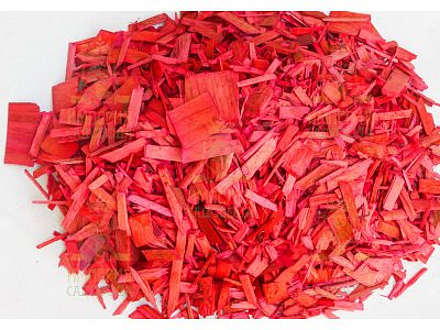 Щепа декоративная 60 л красный