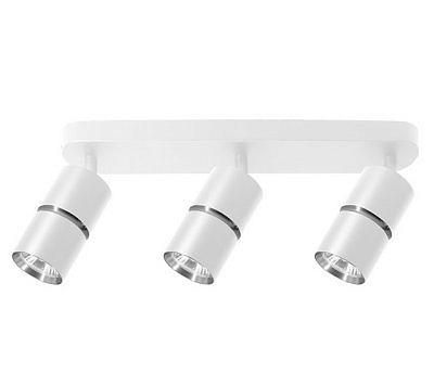 Cветильник настенно- потолочный, белый хром  1863 ML  ZEN  GU 10  