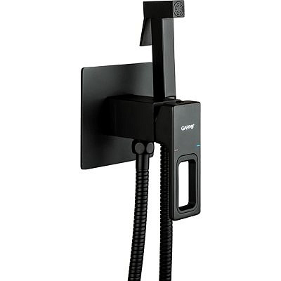 Встраиваемый гигиенический душ  Gappo G7217-6 чёрный.