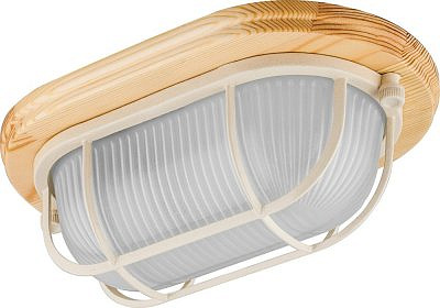 Светильник садово-парковый Feron 04-60-012 дерево клен, овал с решеткой НБО 60W 220V Е27