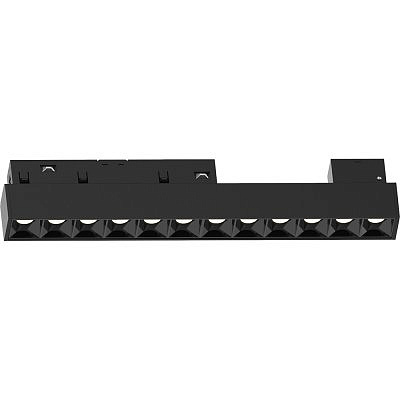 Светильник трековый низковольтный черный Feron 300 MGN  12W 4000К 30гр. 41929