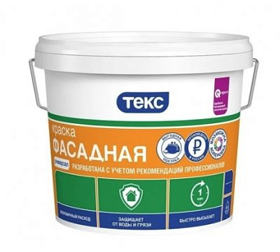 Краска в/д ТЕКС "УНИВЕРСАЛ" фасадная 1,3кг