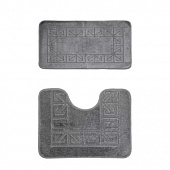 КоврикBANYOLINиз 2-шт. 60*100м.серый